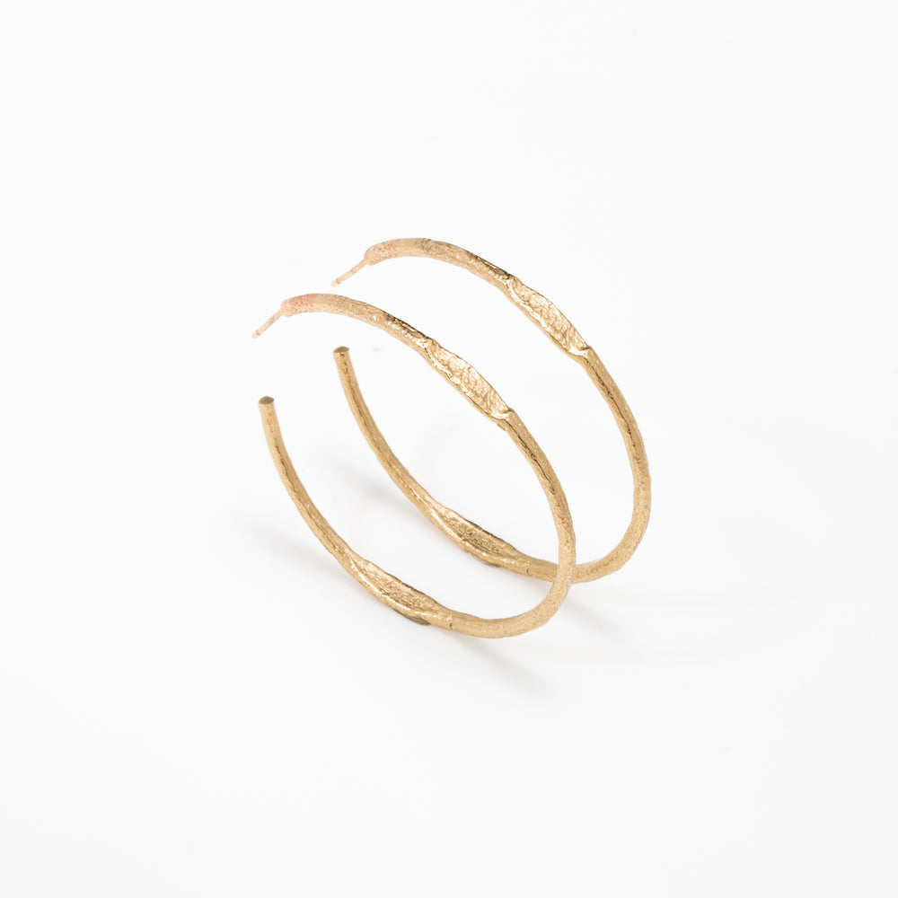 
                      
                        Tonia Hoop earrings in rose gold by Betsy Barron Jewellery
                      
                    