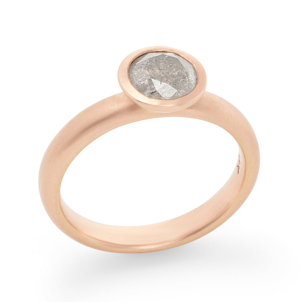 
                      
                        Alison Ring with Salt & Pepper Diamond
                      
                    